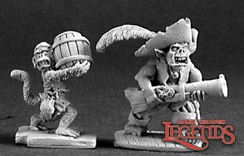 Goblin Pirate and Powder Monkey